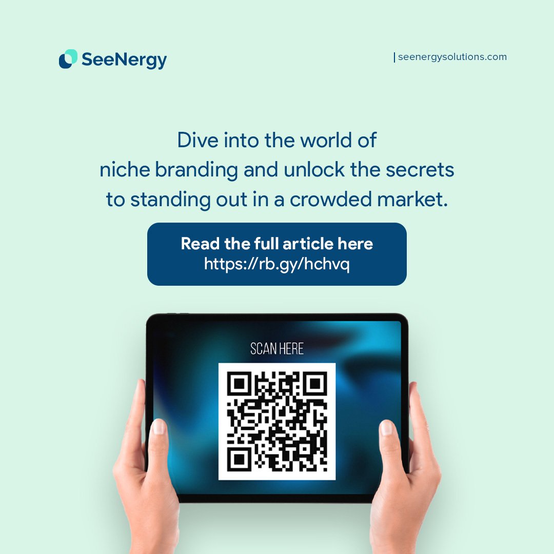see_nergy's tweet photo. 🔵🔍 Seeking the perfect niche for your small business? Check out our latest blog post on niche branding! Discover how narrowing your focus can attract loyal customers and position your brand as an industry leader. 🎯✨ #seenergy #NicheBranding #SmallBusinessTips https://t.co/AMYQRNaXDv