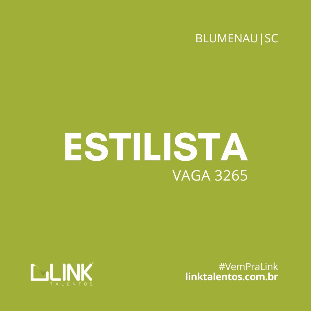 Linktalentos's tweet image. 👗Se você é apaixonado por criação e moda #VemPraLink

📌Desenvolvimento de produtos, combinação de cores e estampas e contato com clientes serão atividades que farão parte do seu dia-a-dia ;)

💻linktalentos.com.br
📱(47) 98455.0112
(47) 98462 2319

#vagasemblumenau