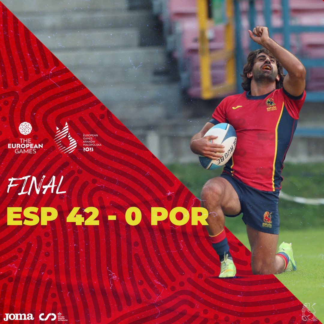 VICTORIA ✅ 

Qué partidazo, @Spain7s  

TERCEROS EN @eg2023en 🥉 

#LoQueNosUne