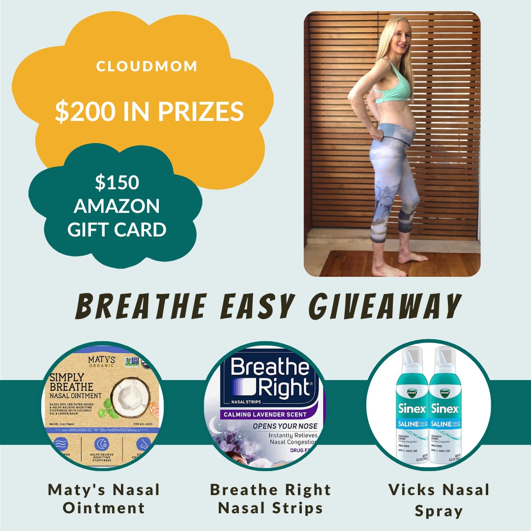 CloudMom's tweet photo. #Pregnancysymptoms at #Week23 of #pregnancy and enter our giveaway for a $150 #amazon #giftcard plus products from @matyshp, @BreathRight and @NyQuilDayQuil https://t.co/7x1i0jonUd #cloudmom #pregnancyweekbyweek #23weekspregnant #pregnantbump #pregnancyprogress #pregnancytips https://t.co/CtHZGVbNbP