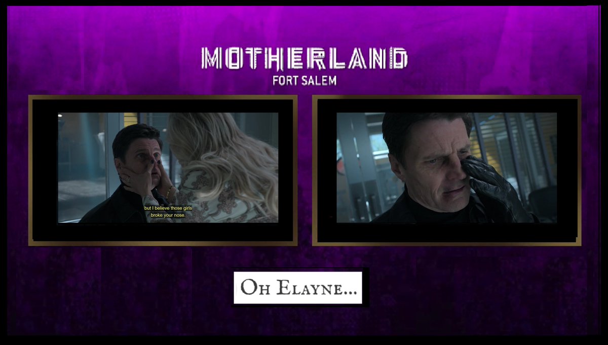 GlobalSwitches's tweet photo. Bob Frazer as Alban Hearst and Emilie Ullerup as Kara Brandt
People can we talk about the insanely good acting between these two!Our nerves!Had us sitting on the edge
🎬S.3Ep.3 "Oh Elayne..." #Hulu #DisneyPlus #PrimeVideo #AmazonStudio #MotherlandFortSalem #MotherlandFortSalem4 https://t.co/QSG5UeoRHZ