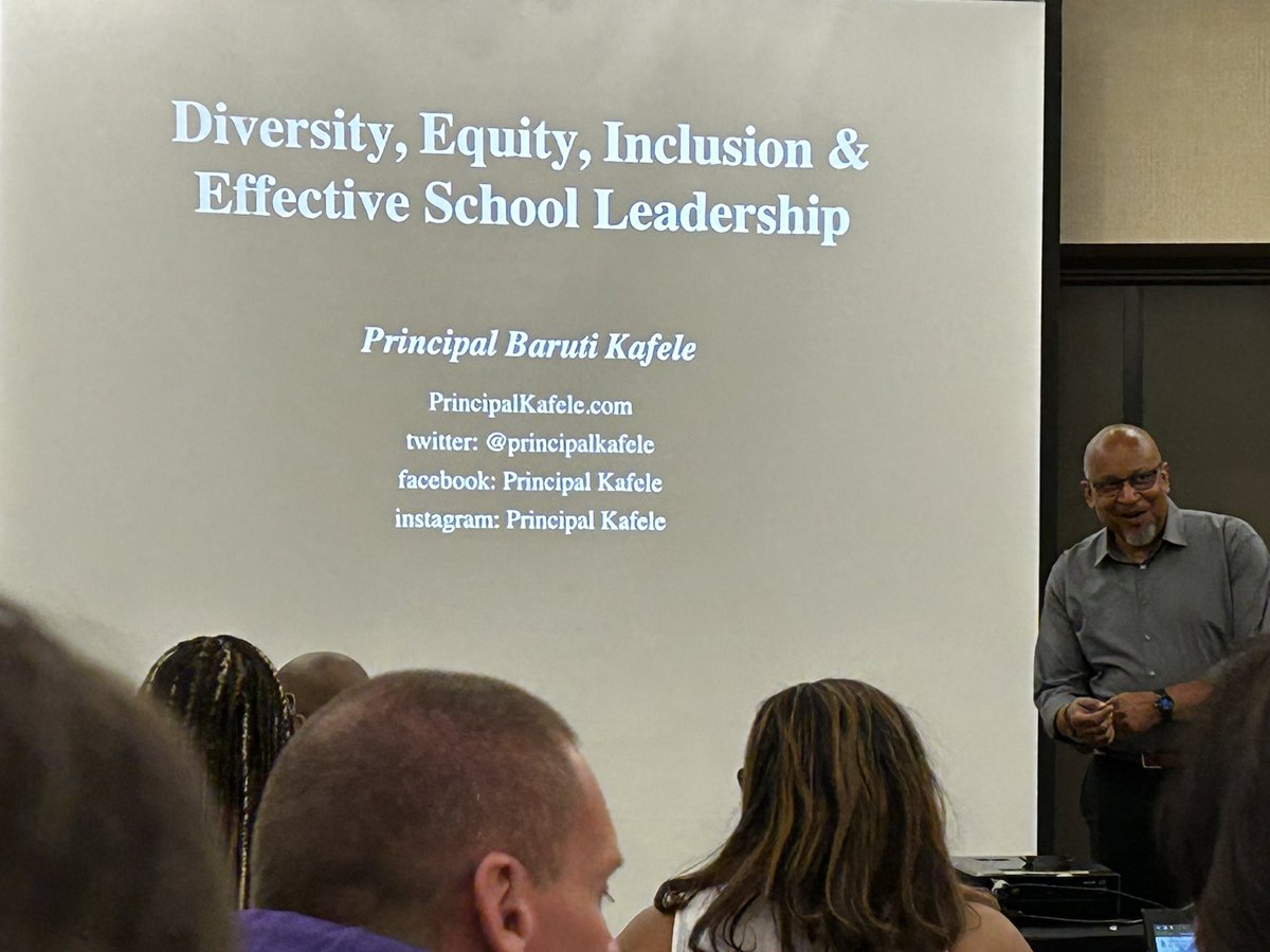 From sitting at home listening to the YouTube to in person wisdom. Thank you. @massp @PrincipalKafele #edcon23