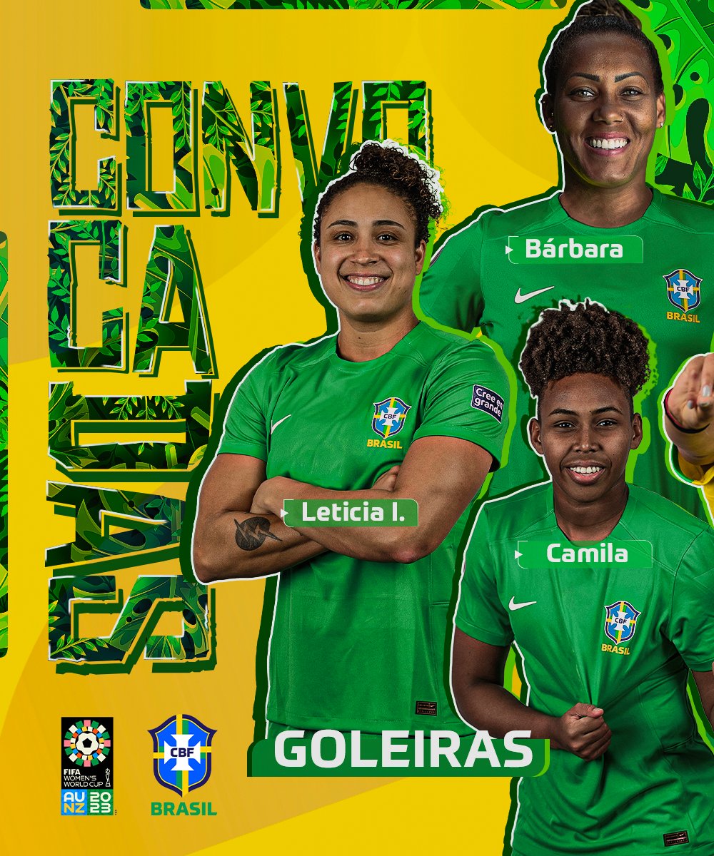 FIFA Women's World Cup on X: RT @SelecaoFeminina: Confira a lista