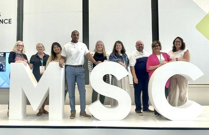 What a team! Model Schools Conference 2023 sharpens our leadership axe! Great learning and great company! #ReedBuildsMinds #MSC2023 #cfisdspirit