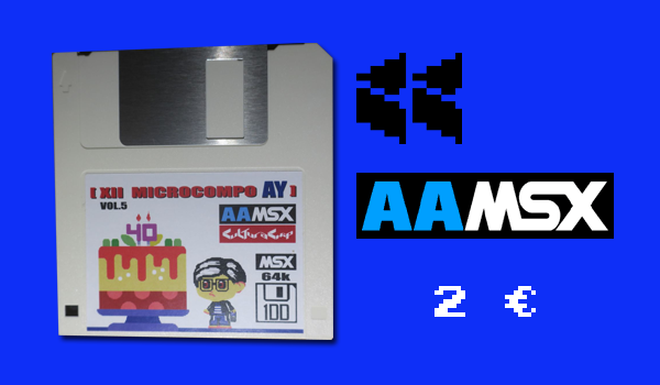 AAMSX's tweet photo. Habemus nuevo Music disk. De venta en la 60 #RUMSX
Musica PSG para #MSX presentada en la XII MICROCOMPO de @culturachip 
Los beneficios de las ventas nos ayudan a pagar las RUMSX. Gracias por vuestra colaboración. https://t.co/4sA9F3PJzB