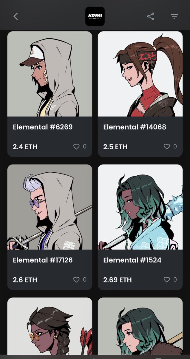 alyctalks's tweet photo. New Azuki Elementals reveal is live… 
Thoughts? 🤔 https://t.co/EgOHuPskKP