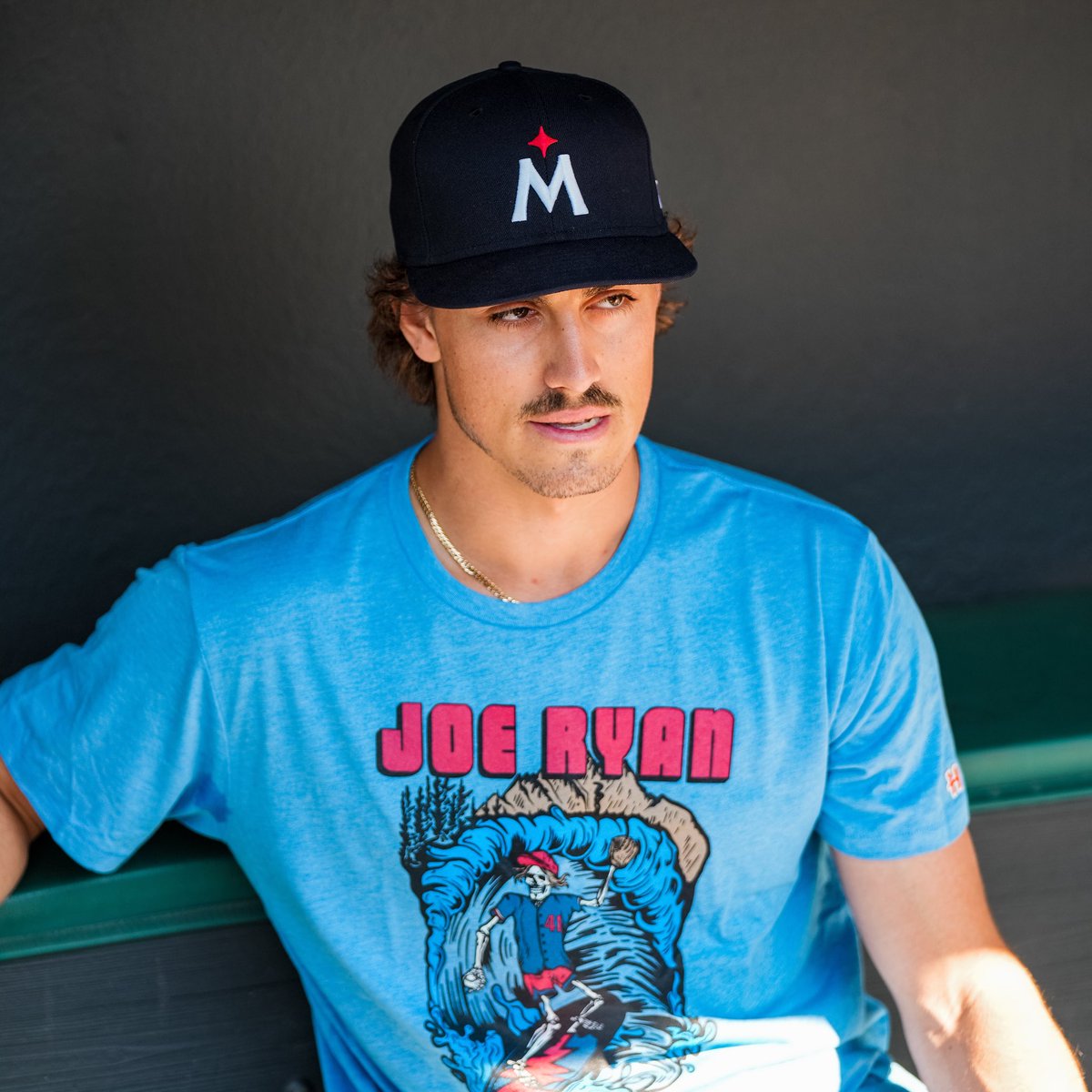 Fire on the Mountain AND on these Joe Ryan designed t-shirts!
 
Introducing the new #MNTwins x Grateful Dead collection, produced by @HOMAGE! Get yours now at the @TwinsRetail store!