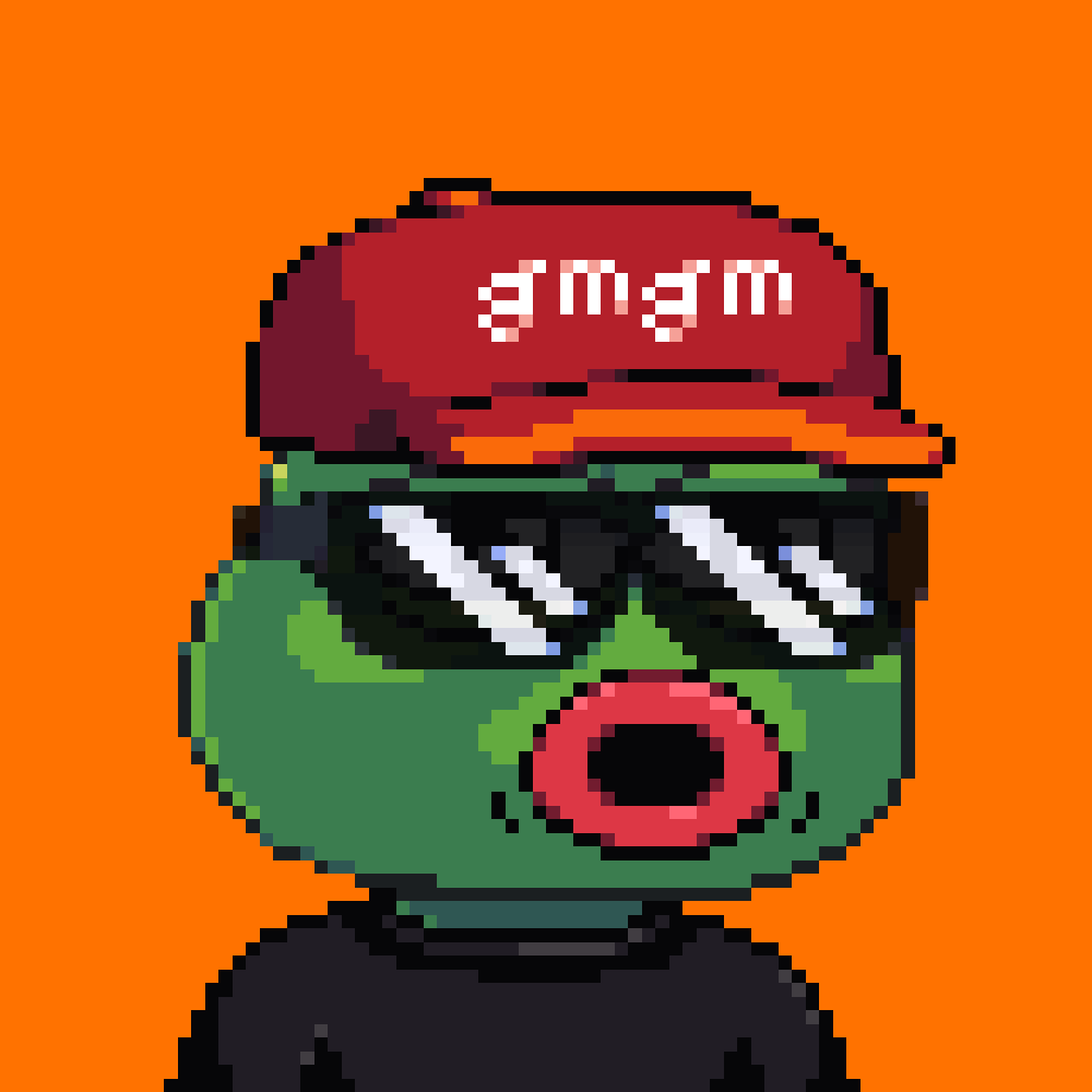 GMGM 🐸

IT'S SUNGLASSES DAY 🕶️

PROTECT YOUR EYES FROM THE SUN FRENS 😎

#PEPE #XRP #XRPL #NFT #XRPNFT