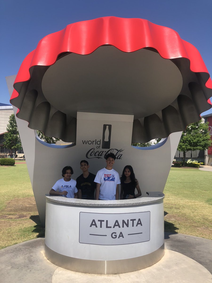 TWolvesJHS's tweet image. Jackson’s FBLA National Qualifiers Dritesh, Sanjit, Arjun and Andrea are in Atlanta for their FBLA Conference this week.  💚🖤