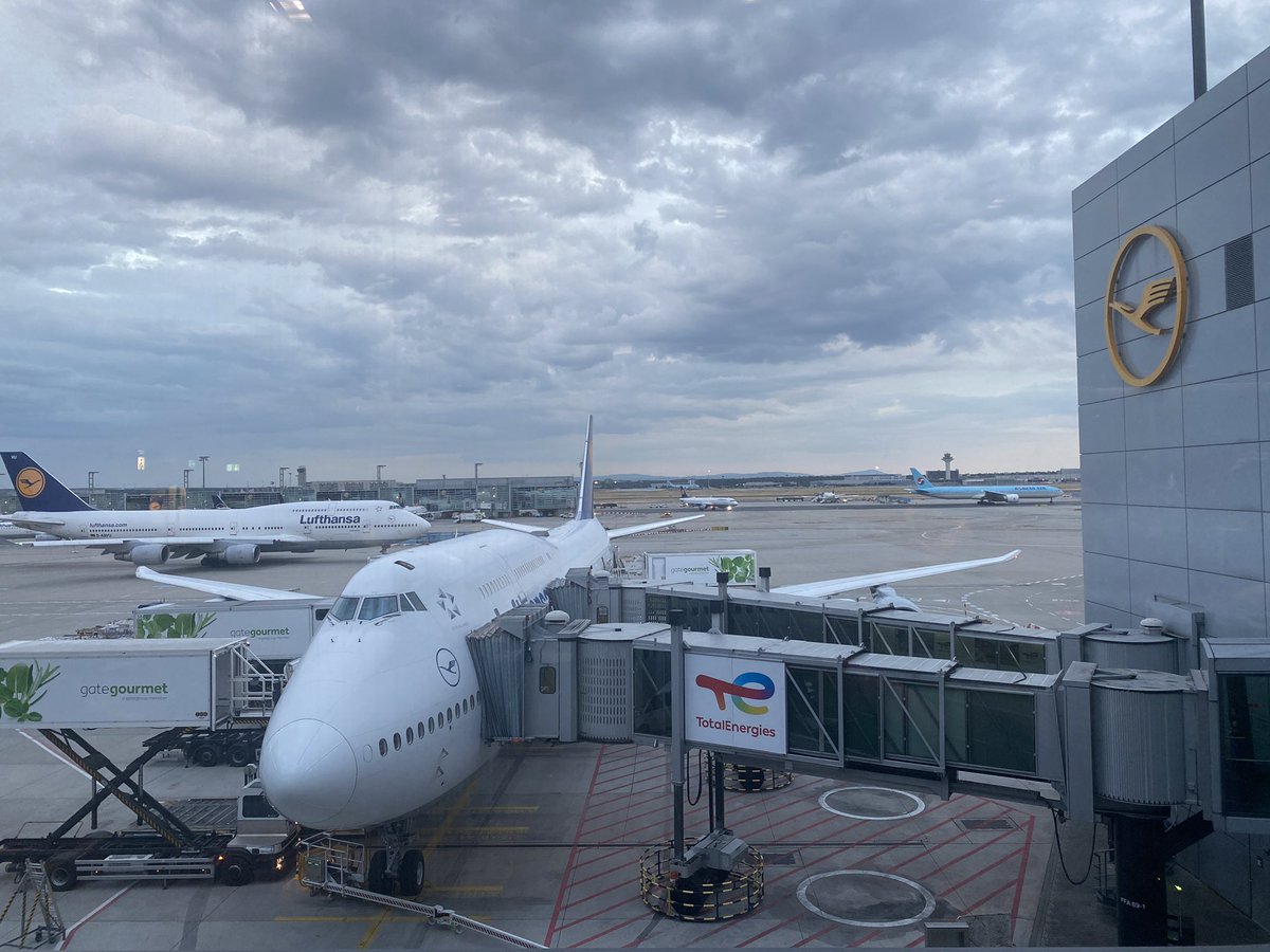 A little change of planes in Frankfurt on route to Singapore for #DasRheingold #Freia #gettingmyWagneron