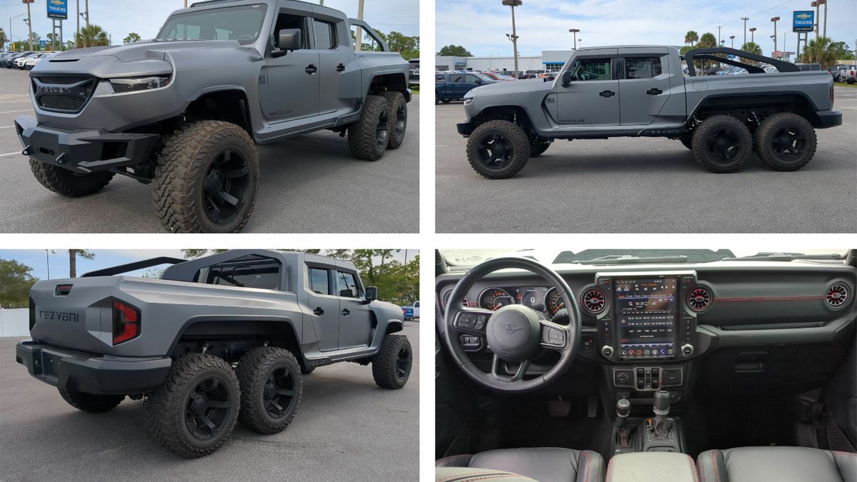 OreBobby's tweet image. Is This 500 HP Jeep Gladiator-Based Hercules 6×6 Worth $250,000? #news #EngineSwaps  carscoops.com/2023/04/is-thi…