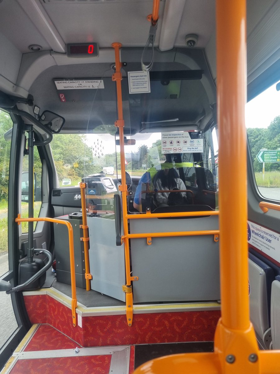 Ditching my car for the day and trying out the Teesflex bus, an alternative, greener way to travel to and from the business park. 🌎 #travel #teesflex #green