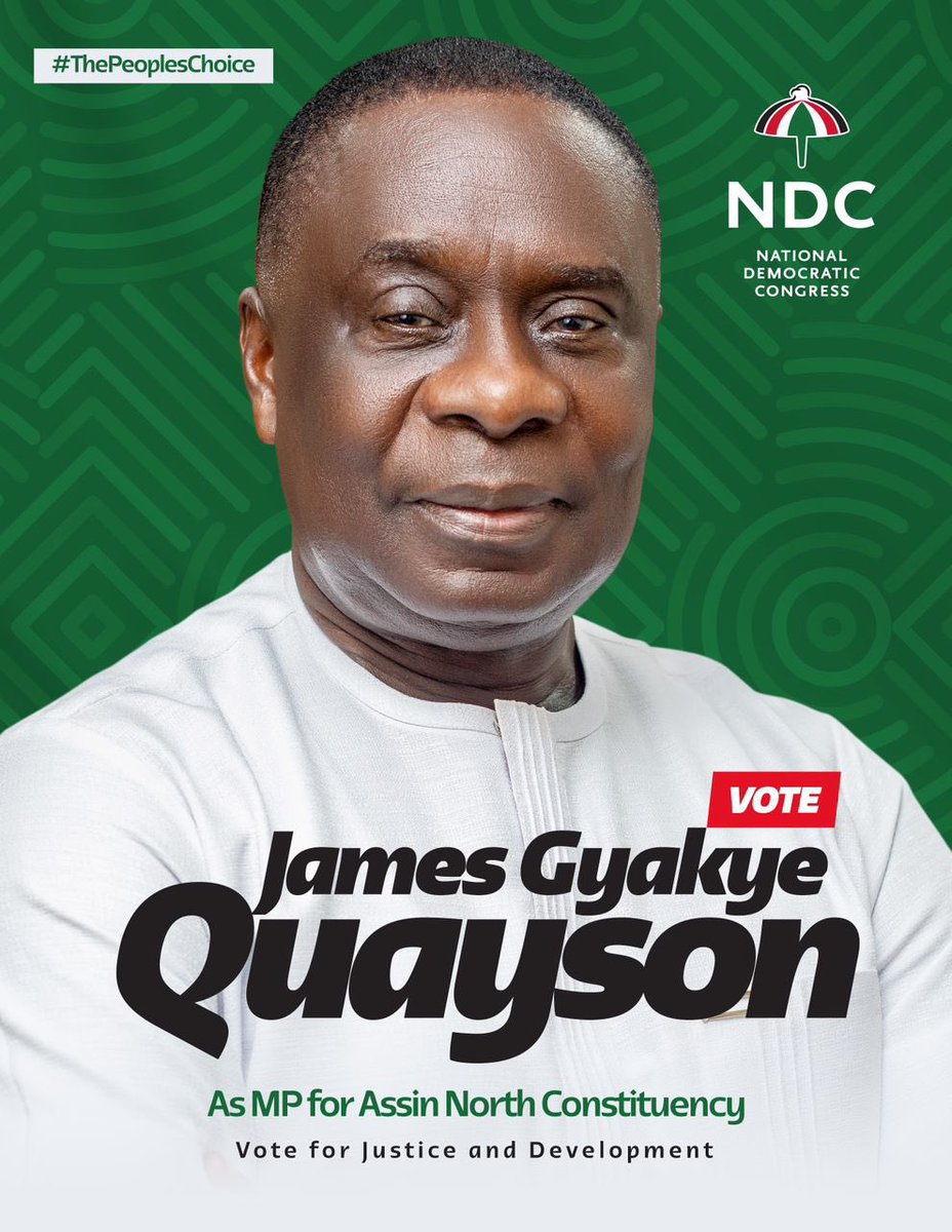 #AssinNorthByElection #assinnorth4quayson #TheNDC2024 @NDCYouthWing @OfficialNDCGh  We Won massively🎊