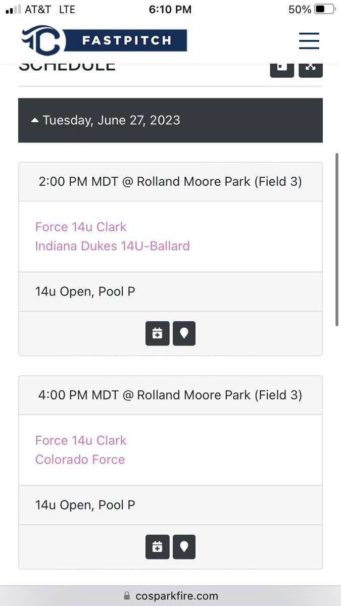 RaynieRamirez09's tweet photo. In town for the Colorado Sparkler with Fresno Force Clark 14u. Let’s go! https://t.co/FemlH1AdCy