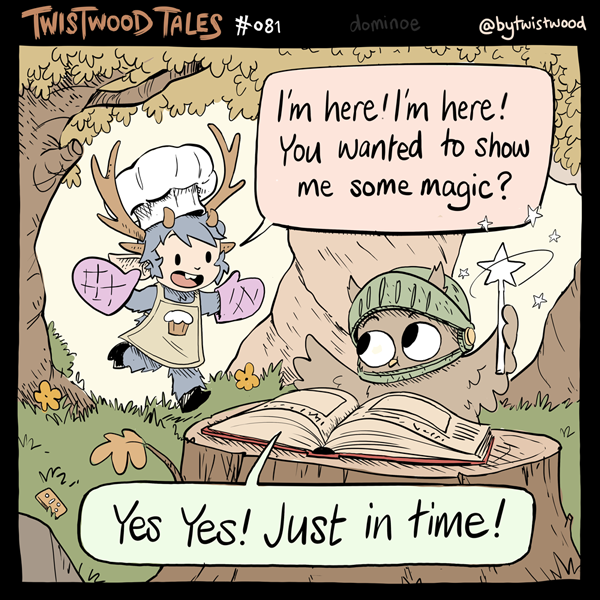 ByTwistwood's tweet image. Twistwood Tales! # 81 "Oaki Loki and the Magic Spell"