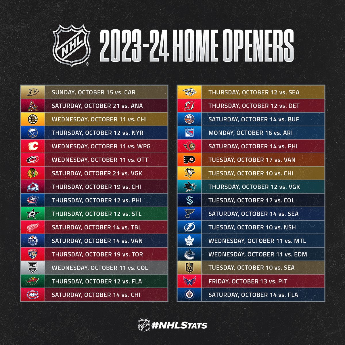 2023-24 NHL EVENTS