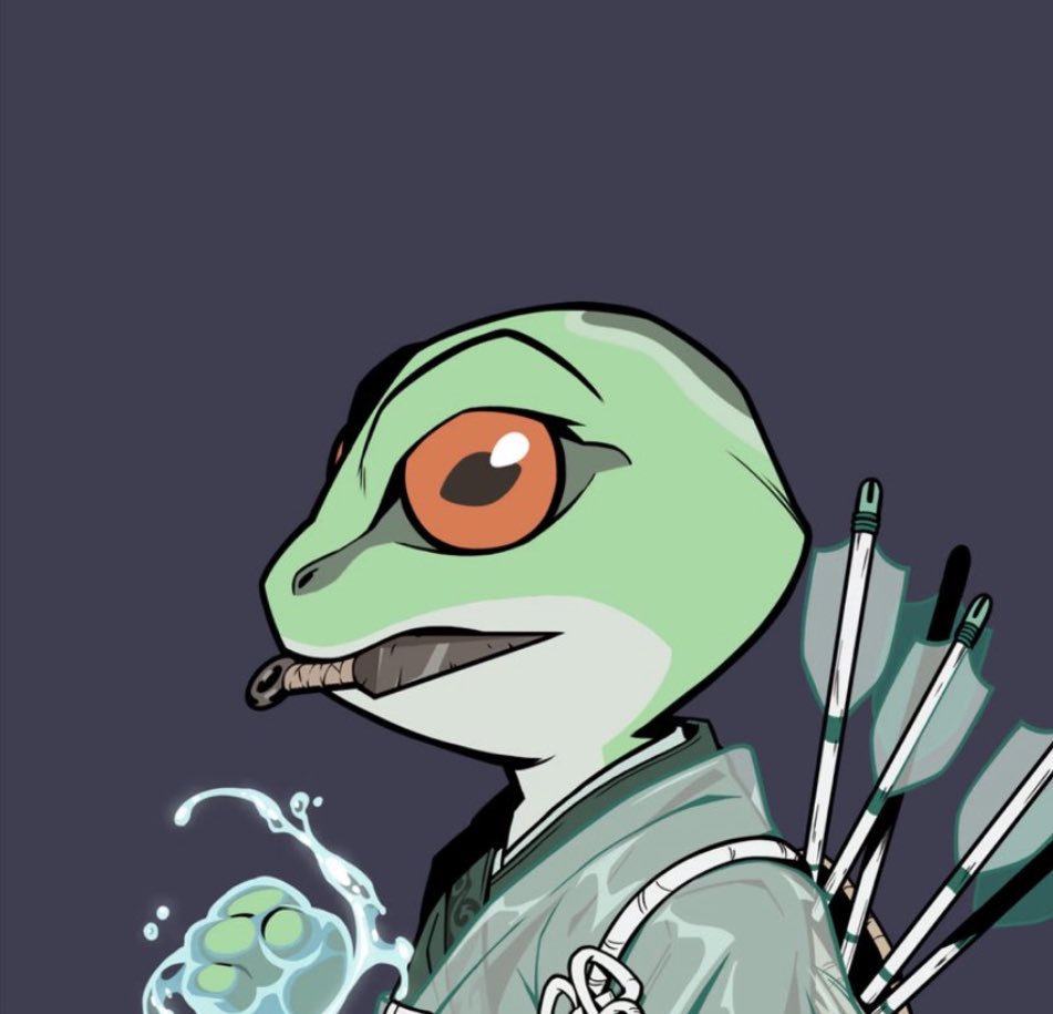 New <a href="/ThePlagueNFT/">The Plague Of Frogs 🐸</a> art looks dope!