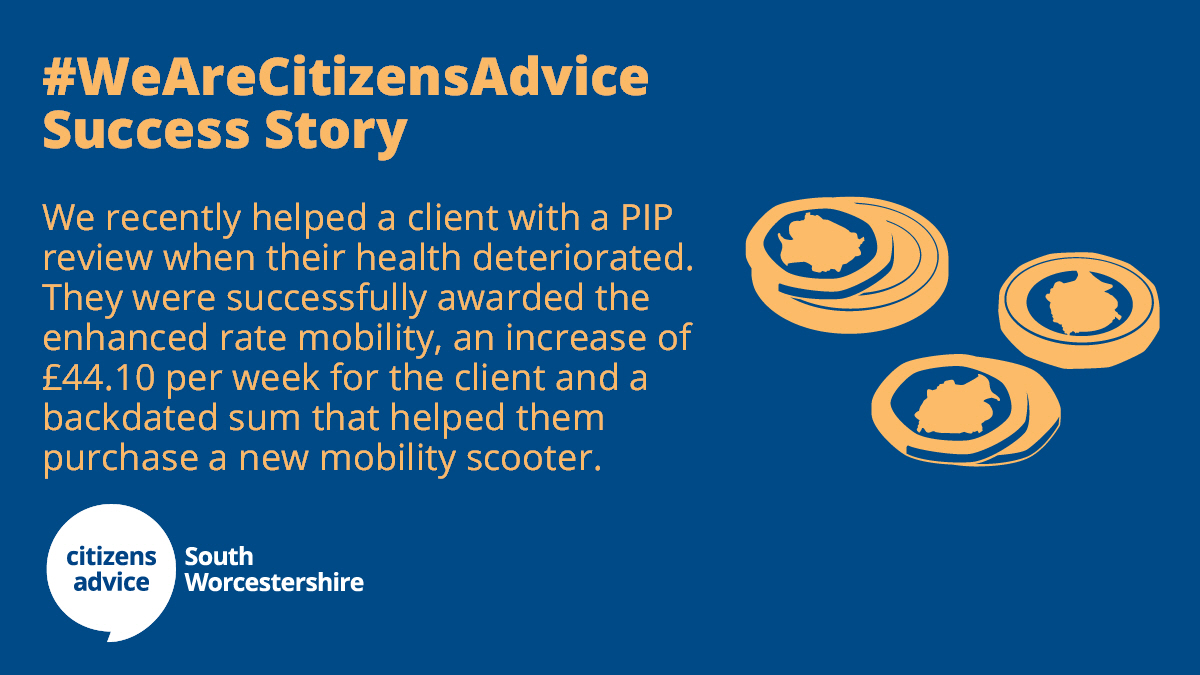 AdviceSWorcs's tweet photo. #WeAreCitizensAdvice
We all love a success story

Our volunteers work hard to get these results and feel rewarded when they happen

Have you a success story to share?
@CitizensAdvice https://t.co/ULS9m5WNQG
