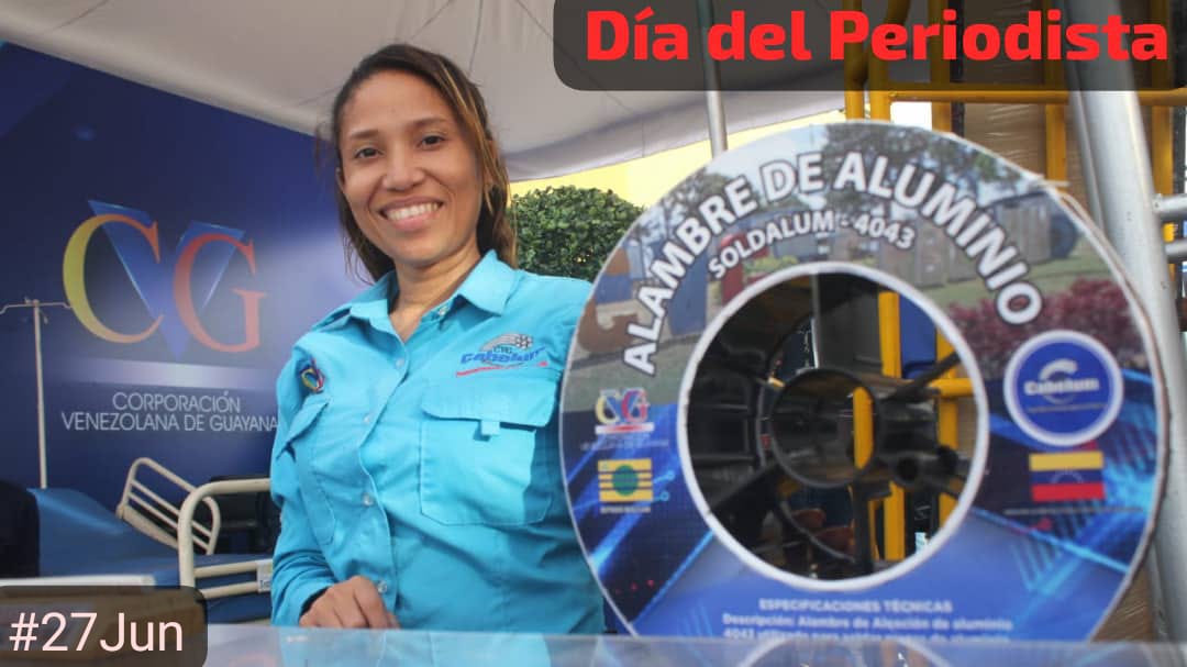 #Hoy #27Jun CVG Cabelum celebra el Día  del Periodista, fecha que renueva el compromiso ético, moral, profesional y con principio de la defensa de la verdad del Comunicador Social, sigan construyendo la comunicación en tiempos históricos!
<a href="/NicolasMaduro/">Nicolás Maduro</a> 
<a href="/Hectorsilvavzla/">Hector Silva</a>