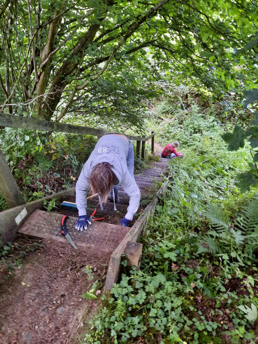OffasDykePath's tweet image. Thanks to Powys Countryside Volunteers from #Knighton completing some great works on Offa in Granner Wood #Volunteers #walking @PowysCC @PowysCountry @RamblersCymru @RamblersGB @LDWA1 @visitknighton @CoedCadw