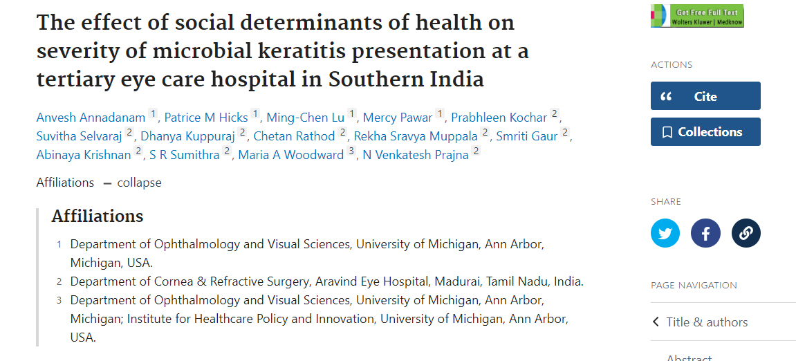 New research in @IJOEditor stemming from the long-standing partnership between @UMKelloggEye and Aravind Eye Hospital in #India. pubmed.ncbi.nlm.nih.gov/37322658/