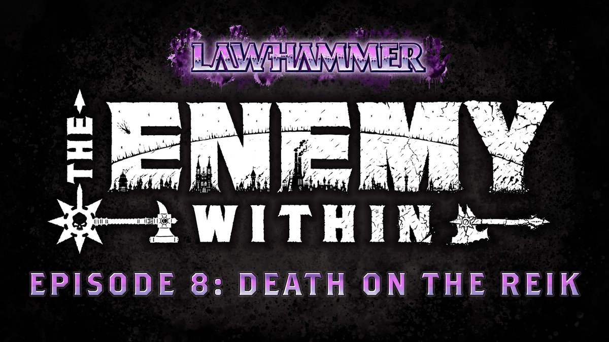 LAWhammering's tweet image. Our latest episode went up on YouTube yesterday!

Episode 8: Death on the Reik
Our Glorious Heroes flee Bögenhafen as wanted murderers, even though they saved the city, and the Empire as a whole, from a terrible fate...
youtu.be/Gox0w-9nlg4