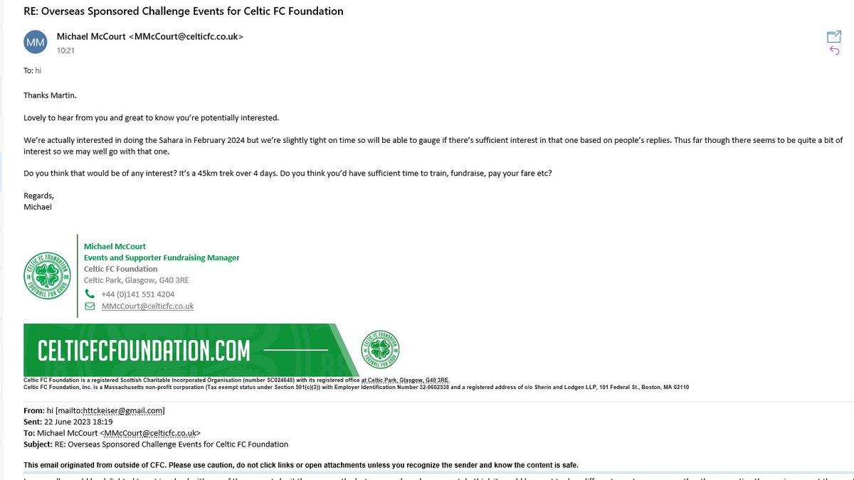 Update on this . 
Thank you @FoundationCFC 
for the reply to my interest and I will be gearing myself up to do this challenge spending time acquiring sponsorship and producing content to advertise .
Rocky Montage Inbound 💪😉👊🍀🍀🍀🍀