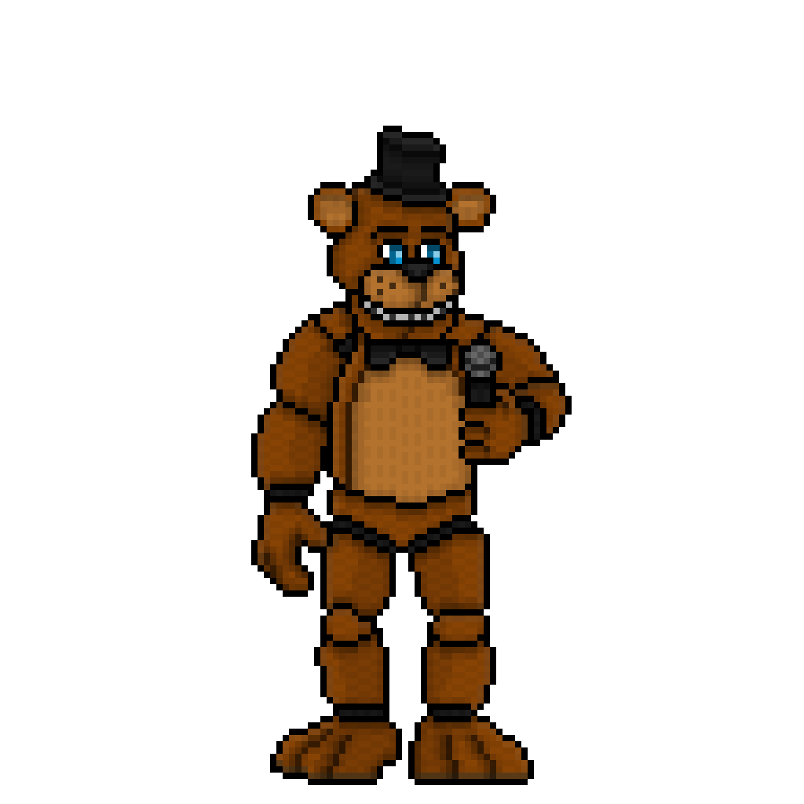 Pixilart - withered freddy  Fnaf drawings, Pixel drawing, Drawings