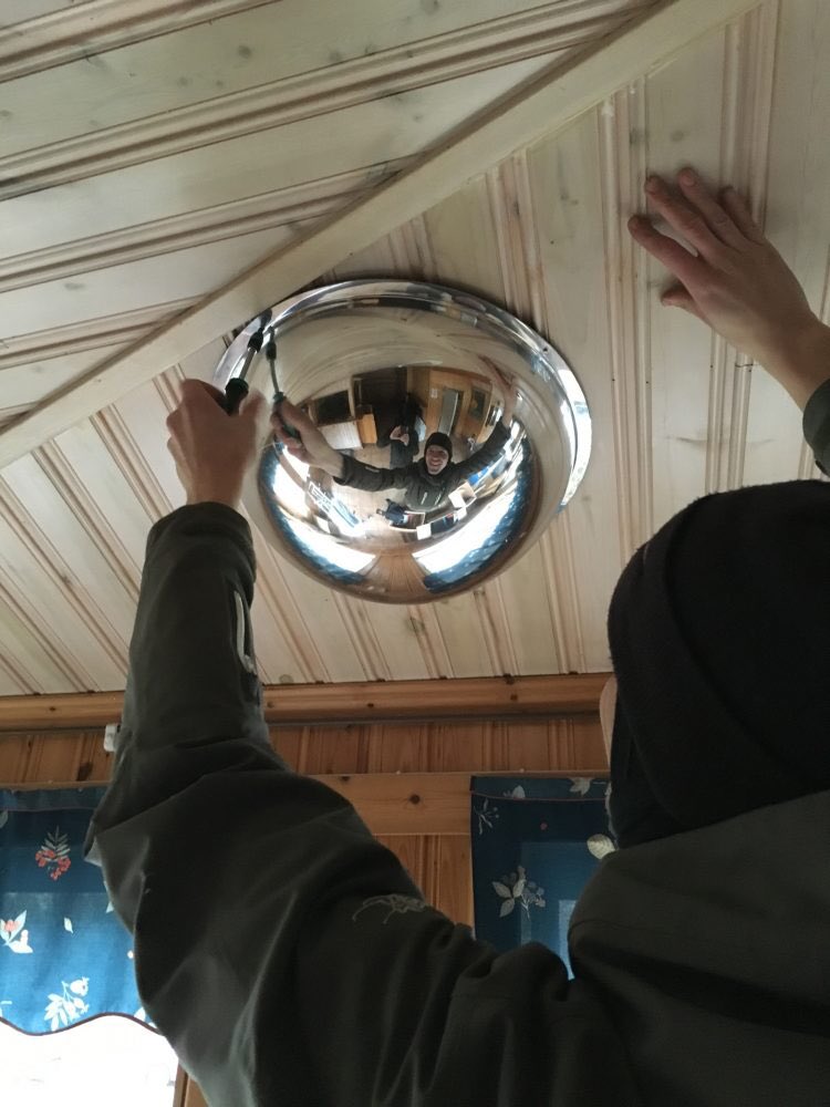 Fusion17863777's tweet photo. #Mima
#Akay & #Olabo have carefully removed these security mirrors designed to keep an eye on people hidden around corners. Mounted here on the wall, they give a new perspective. Or reveal another BLIND SPOT.
@aduska7777 @c_vollaire @EdenVal1 @KarimaBekri @FatOldAnarchist https://t.co/n3hWBFWGRc