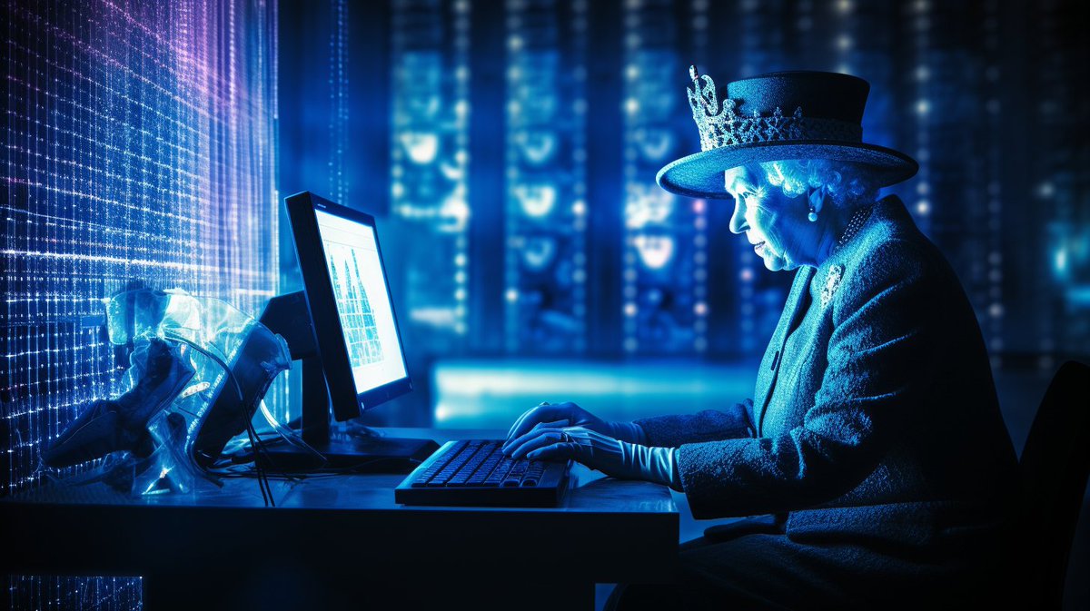 AI-Generated images of famous people and characters as hackers 😊 

1. Queen Elizabeth
