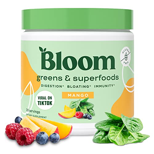 I just received Bloom Nutrition Super Greens Powder Smoothie & Juice Mix - Probiotics for Digestive Health