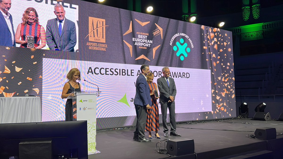 Felicidades to Alicante Airport (<a href="/aena/">Aena</a>) for their well-deserved victory in the ACI EUROPE Accessible Airport Award! 

They have far surpassed accessibility standards with their remarkable app quality, collaboration with DPOs, diverse PRM services, and the upcoming sensorial room