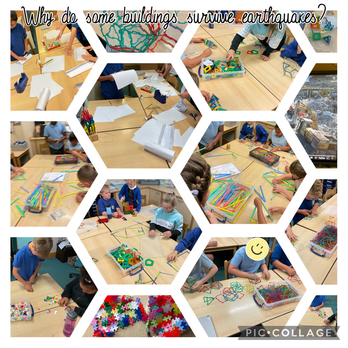 CanklowWoods's tweet photo. Y4 have been investigating which materials and shapes are best for surviving an earthquake?We all enjoyed testing them(even if the didn’t survive).
We are now ready to begin our writing unit based on the book #EarthShatteringEvents @cicadabooks @janeconsidine https://t.co/SKd4zOyrSQ