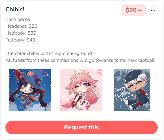 Neshadas's tweet photo. IM HAPPY TO ANNOUNCE I OPENED A KO-FI! ☕️ I'll be offering my sketches and chibis there!🥰

My main goal is to gather funds to buy a new laptop since mine's been having severe issues for quite some time and since it's my only work equipment, I need to buy a new one soon 😓
(1/2) https://t.co/iKmXYP7g3I