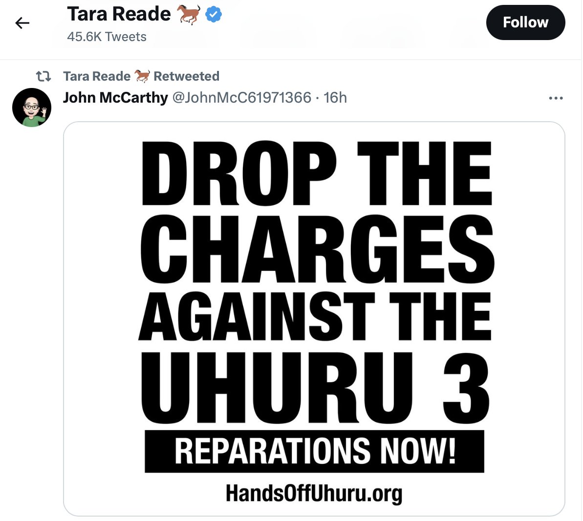 Eric Garland on Twitter "Tara Reade, the propagandist who defected to