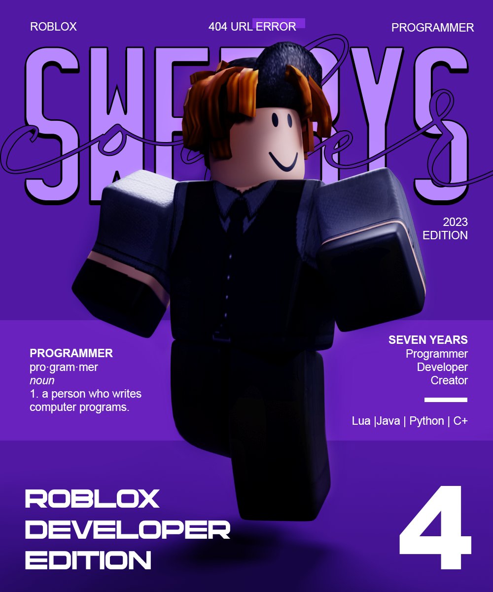 Tsubasa_GFX's tweet photo. Finally got all the magazines down for the developers of Night Life 💫

Meet Sweebys, our programmer for this game ! 

For those who want to be featured in a magazine MAKE SURE YOU JOIN THE DISCORD!

Likes and RTs are appreciated 💜 

#Roblox #RobloxDev #RobloxGFX #robloxart https://t.co/MaQAnxYYWj