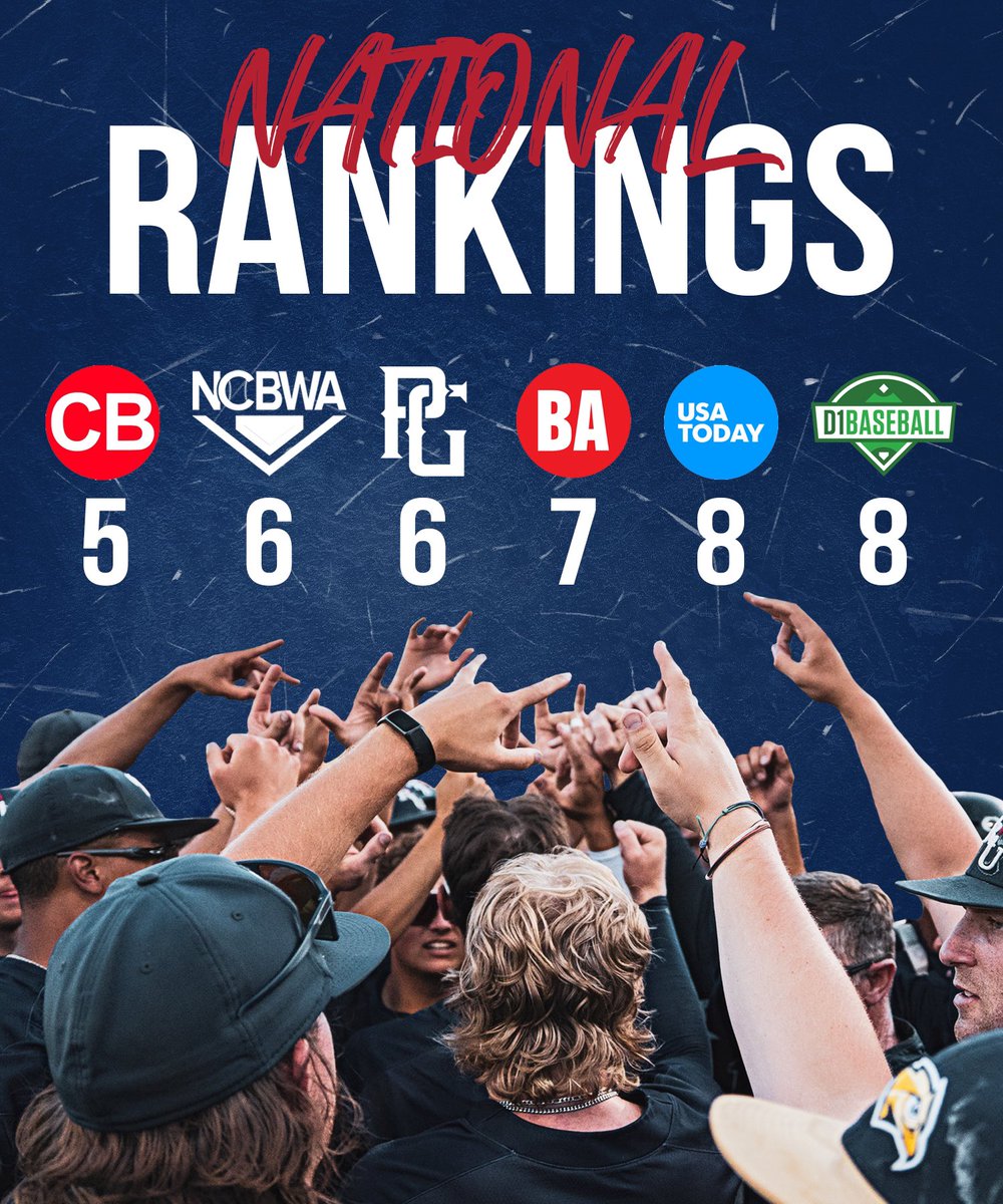 Here’s a look at where we finished in the national polls! #ORUBase