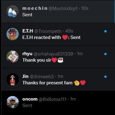 etth_mark's tweet photo. Last 5 winners ;) 

Who needs a DM like this? 

Like &amp; Drop your $ETH addy! https://t.co/zxZnN0ThtN