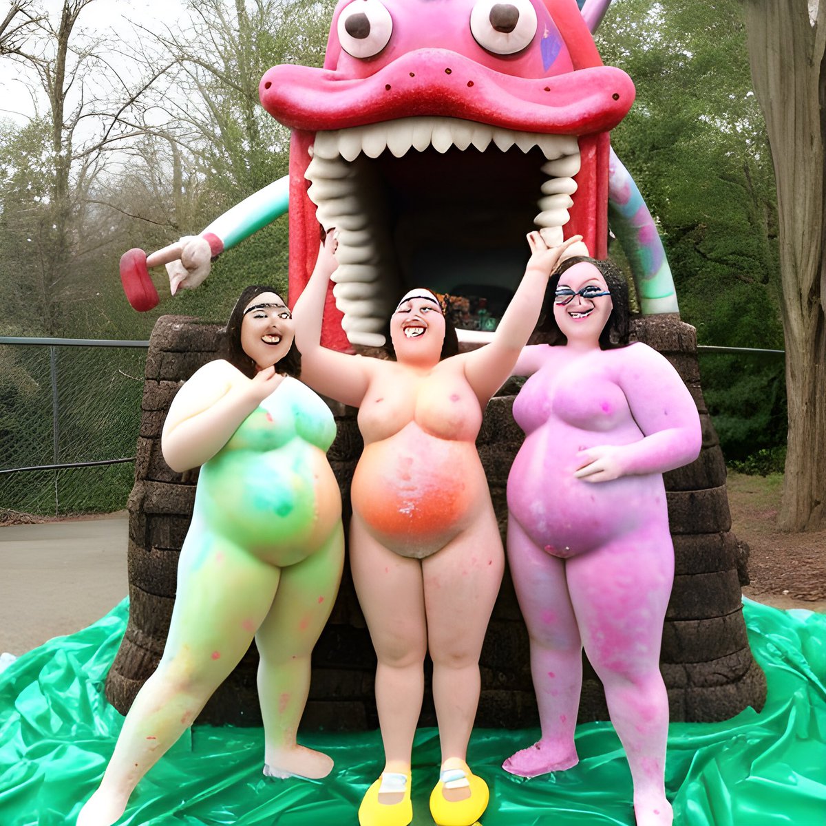 CorinaCandyclam's tweet photo. Have the ladies of Sugar Melding ever looked finer?!! I think not!!🍭🍬

#Ladies #SugarMeld #CandyValley https://t.co/UUyrQj2dKn