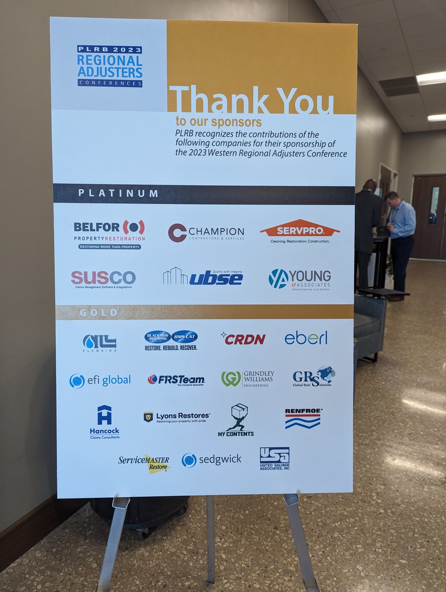 Thank you to all our #PLRB #WesternRAC2023 sponsors!