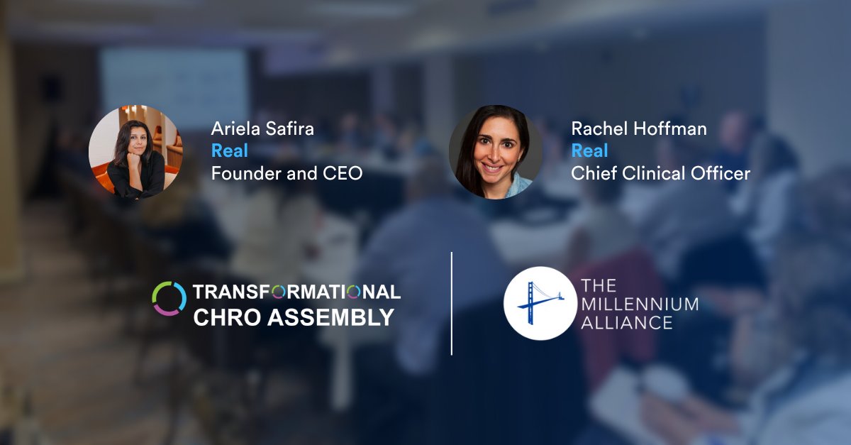 Last year, 76% of working adults showed a sign of mental illness – and that number is growing. <a href="/join_real/">Real</a>'s <a href="/arielasafira/">Ariela Safira</a>, Founder &amp; CEO, and Rachel Hoffman, Chief Clinical Officer, unpack this and other staggering statistics in this afternoon’s first workshop.

#MillenniumLive