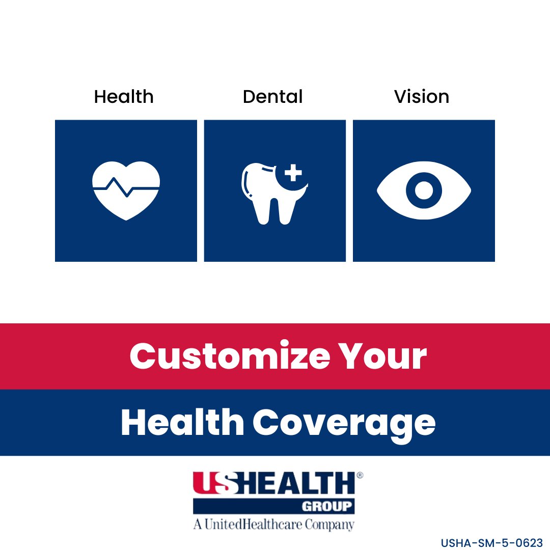 Our insurance plans offer an array of options for customers on a limited budget and those looking for additional benefits. 👍

Learn more about our benefits today!
💻 ushealthgroup.com/product/ 
📧 info@ushealthgroup.com