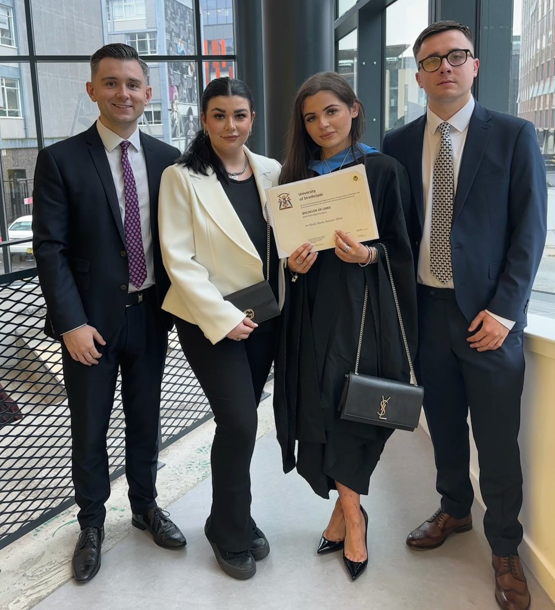 dpphinn's tweet photo. 2 lawyers, 4 Phinns! Great day at the #strathgraduation https://t.co/XKdlt055KY