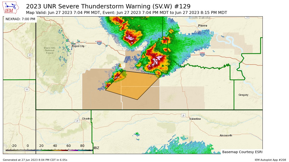 Shawn Cable on Twitter "UNR issues Severe Thunderstorm Warning [wind