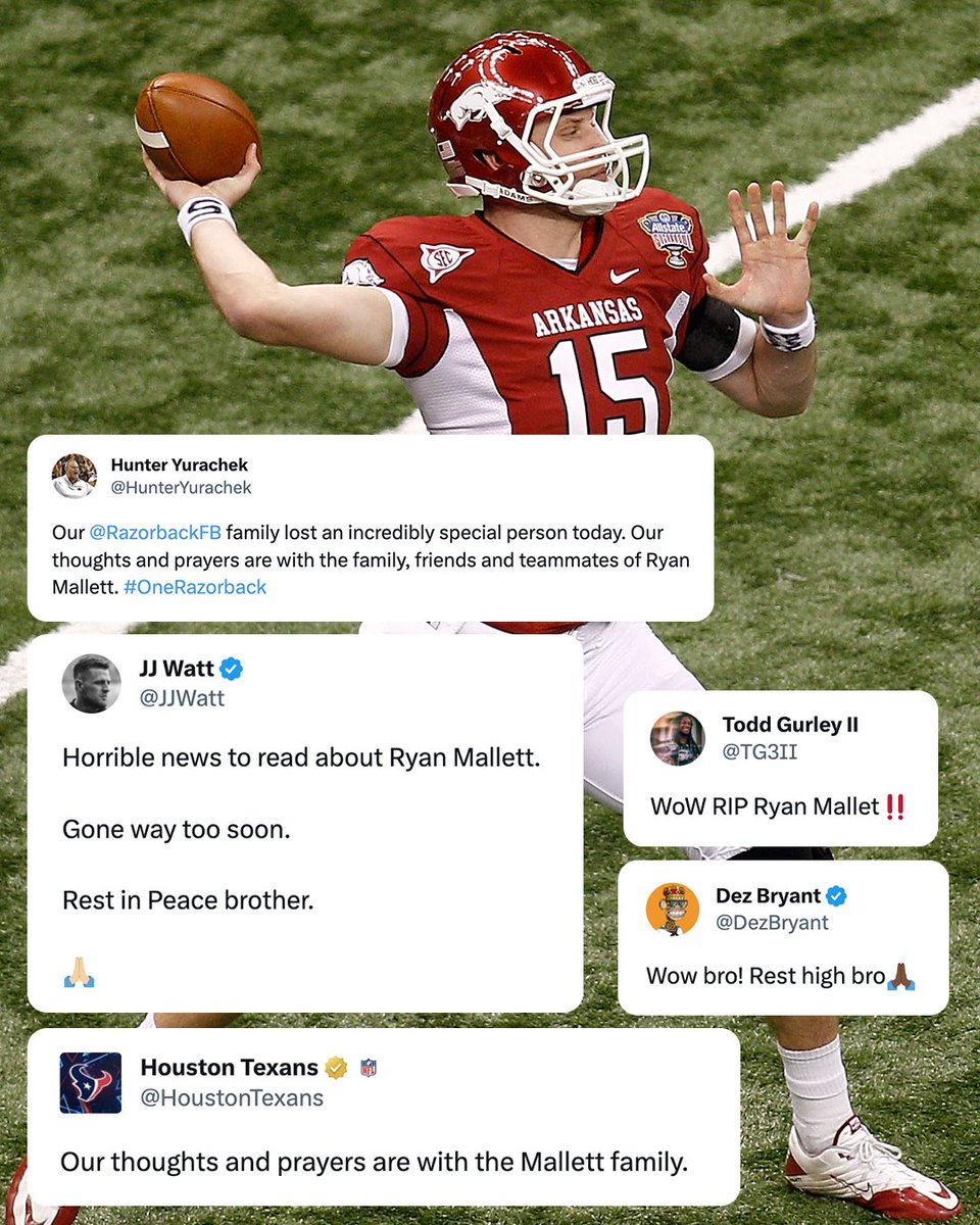 FOX College Football on Twitter "RIP Ryan Mallett 🙏"