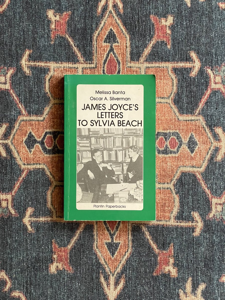 James Joyce's Letters to Sylvia Beach, edited by Melissa Banta and Oscar A. Silverman. Paperback, 1987. #jamesjoyce #sylviabeach etsy.com/listing/149667…