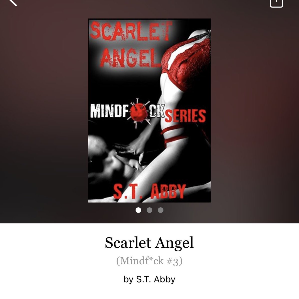 Scarlet Angel by ST Abby 

#ScarletAngel by #STAbby #5033 #15chapters #139pages #576of400 #4hourAudiobook #audiobook #38for10 #series #MindFu*kSeries #June2023 #clearingoffreadingshelves #whatsnext #readiitquick