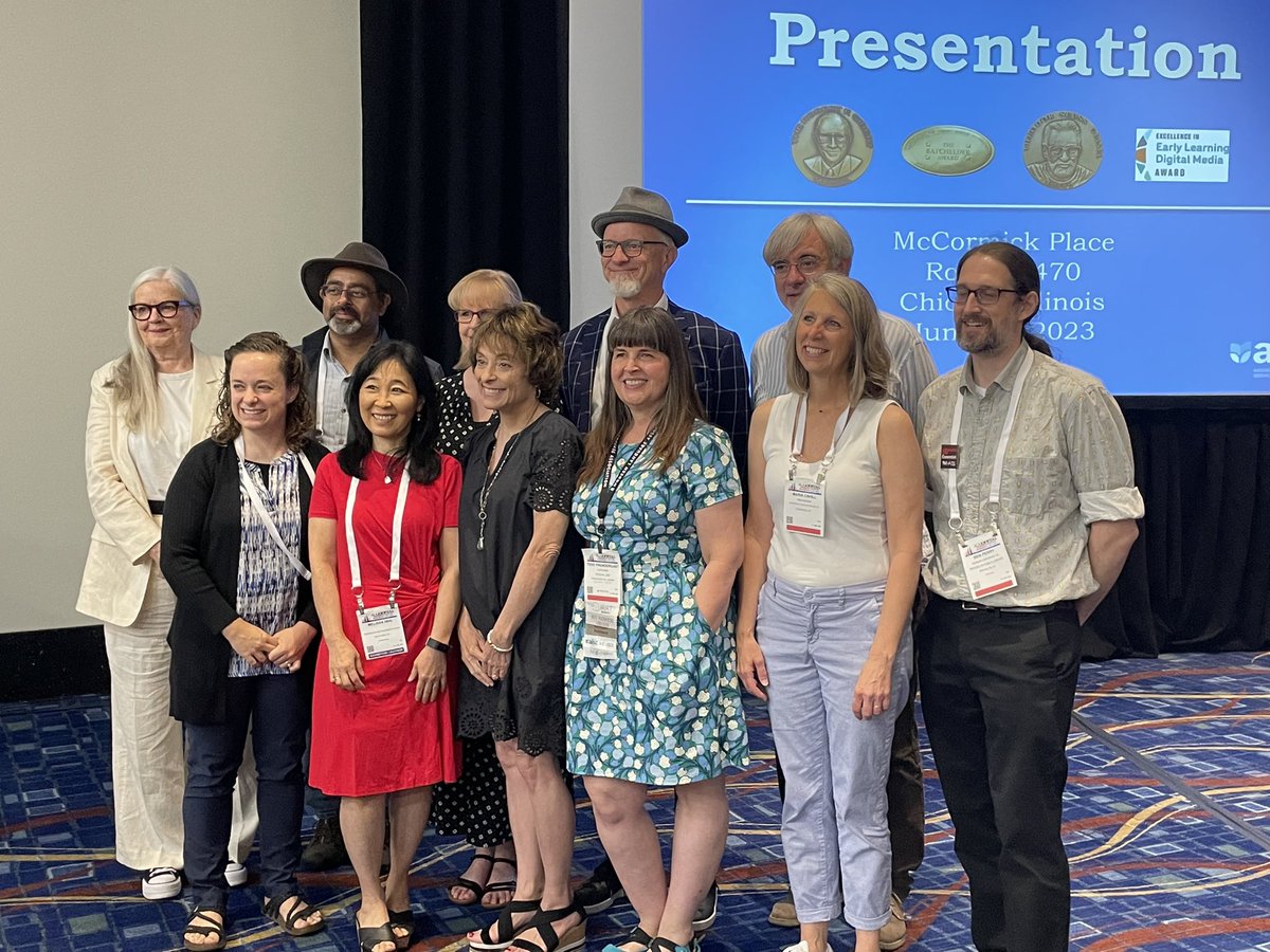 Me and that thing I won… 

Would not have happened without my visionary editor @smorgridge, my publisher @HolidayHouseBks, my agent @StimolaLiterary and the support of all the wonderful, hard-working members of the 2023 Geisel Award Committee. 🙏🙏🙏💙💙💙

#ALAAC2023 #Geisel