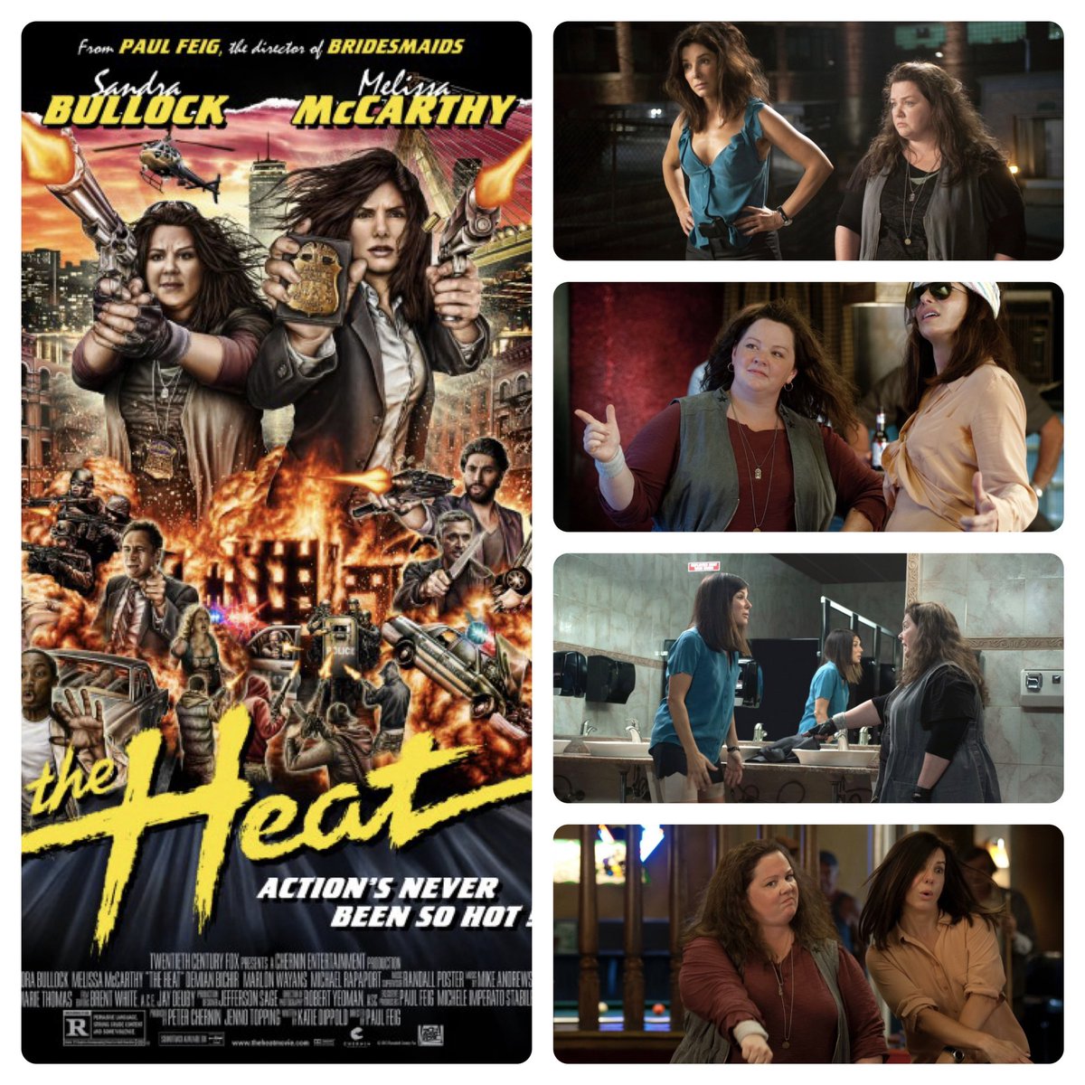 The Heat celebrates it's 10th anniversary today
#theheat #theheatmovie #sandrabullock #sandrabullockfan #sandrabullockmovies #melissamccarthy #melissamccarthyfans #paulfeig #classicmovie #classicfilms #rrated #rratedmovies #20thcenturyfox #twentiethcenturyfox #comedymovies