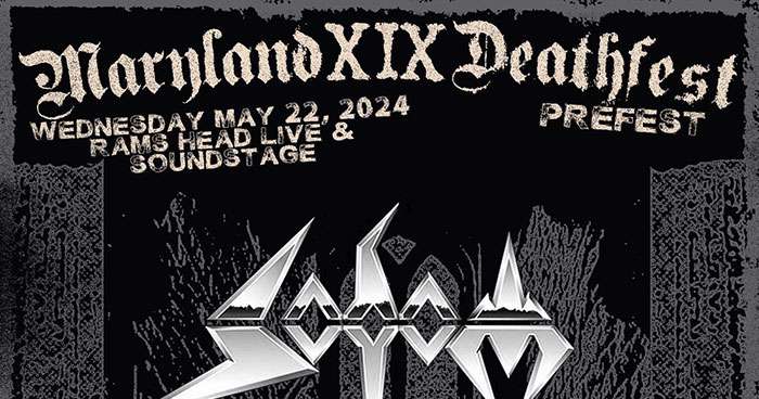 Sodom, Melechesh, Atheist, and more announced for Maryland Deathfest 2024 pre-fest dlvr.it/SrL39d